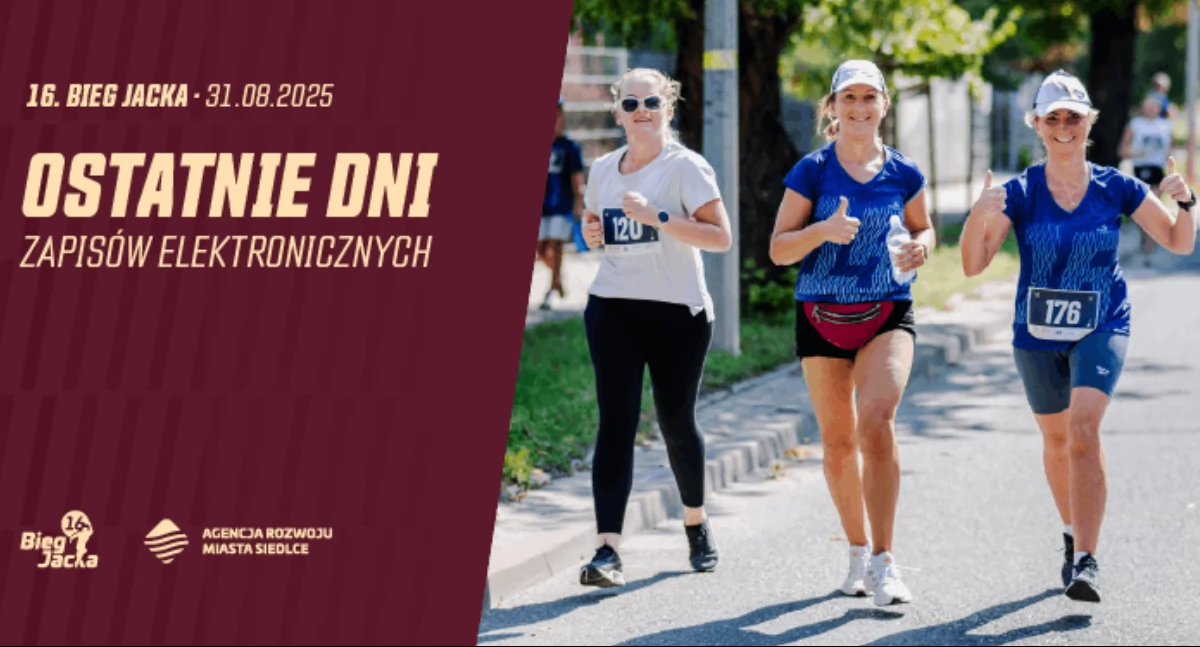 Imprezy biegowe, Ostatnie zapisów Jacka! - zdjęcie, fotografia
