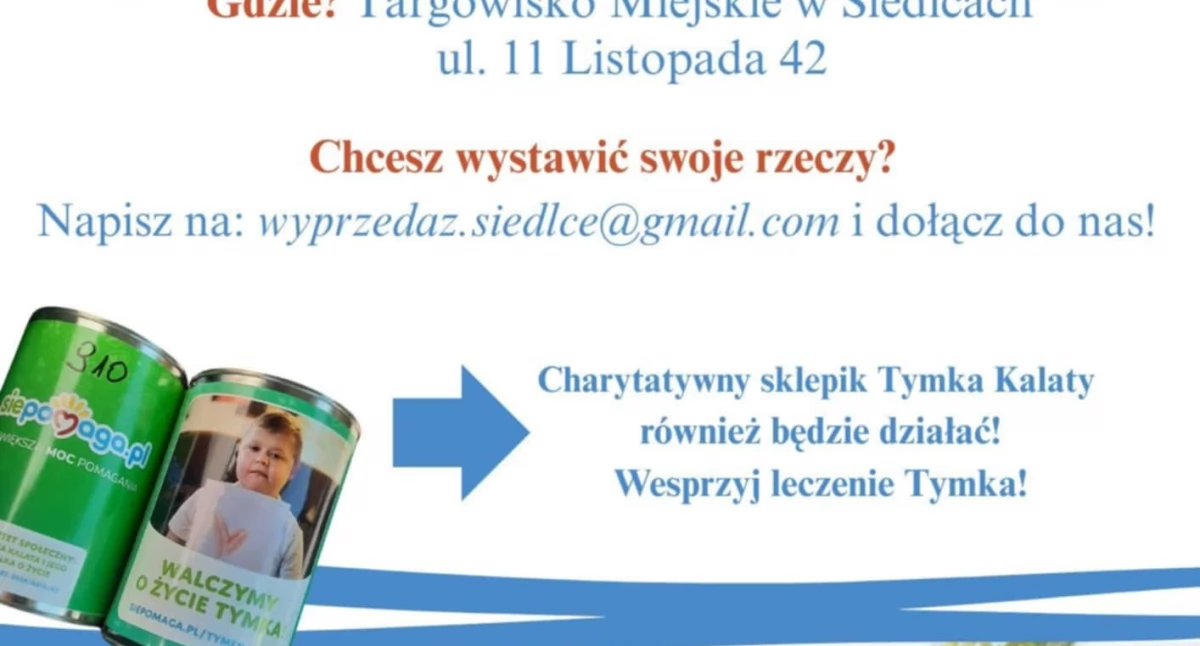 Imprezy , Wyprzedaż garażowa Podziel dobrem - zdjęcie, fotografia
