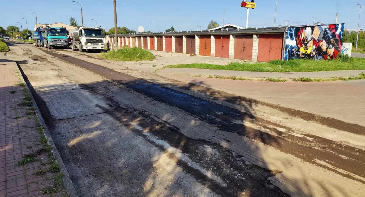 Już we wrześniu kierowcy będą jeździć po gładkiej nawierzchni ulic Mieszka I i Granicznej. Fot,. UM Siedlce