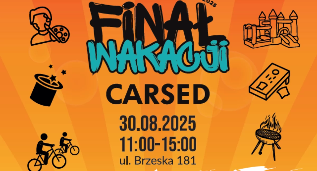 Imprezy , Wielki Finał Wakacji CARSED Siedlce rowerowy piknik atrakcji całych rodzin - zdjęcie, fotografia