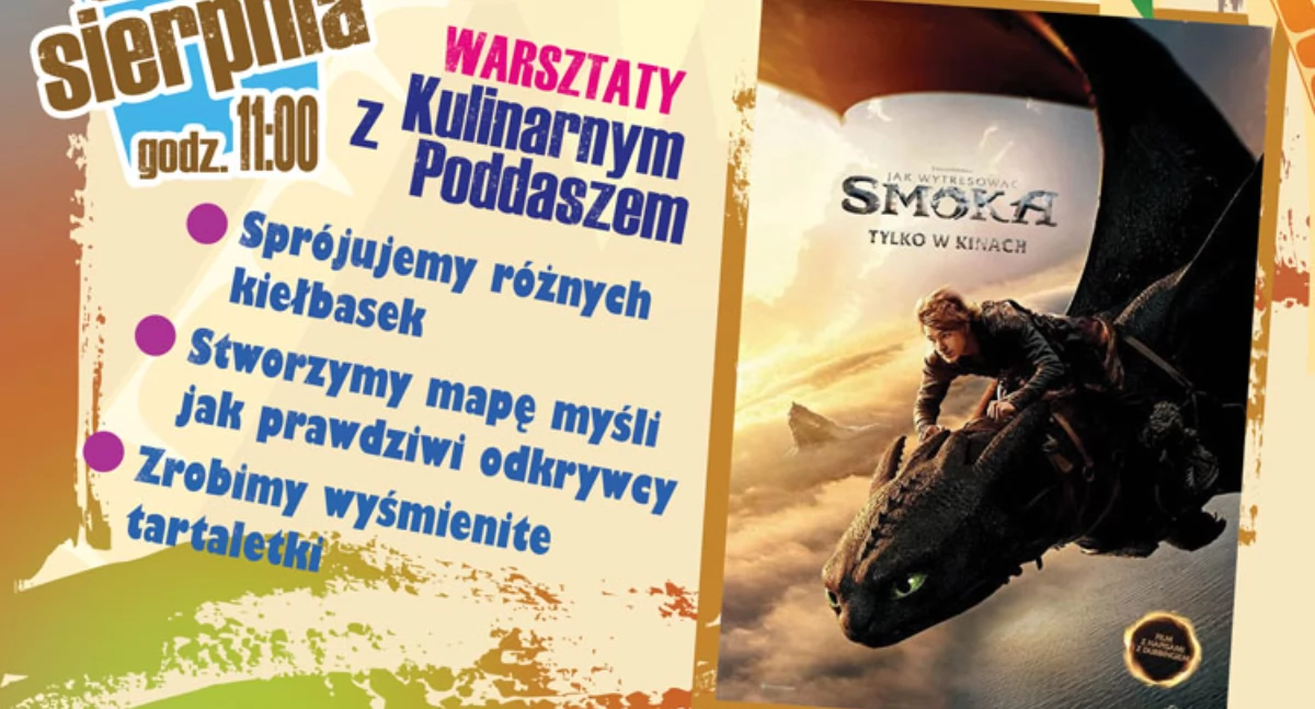 Kino/Teatr, Filmowe NoveKino Siedlce wytresować smoka! - zdjęcie, fotografia