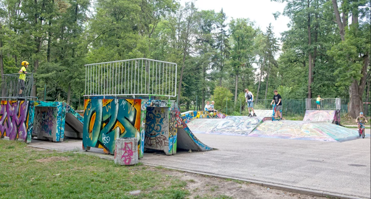 W Mińsku Mazowieckim jest skatepark - przypomina burmistrz. Fot. Aga Król