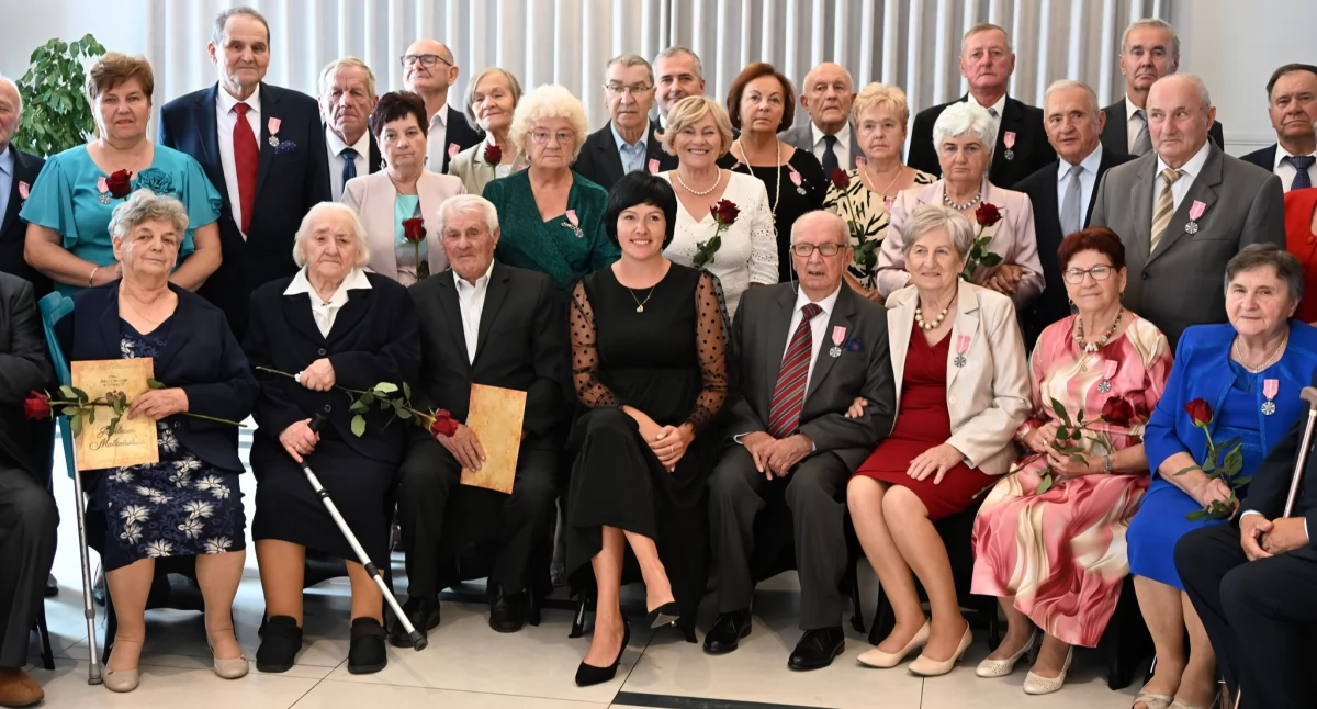 Imprezy , gminie Zbuczyn Złote Diamentowe Żelazne Kamienne - zdjęcie, fotografia