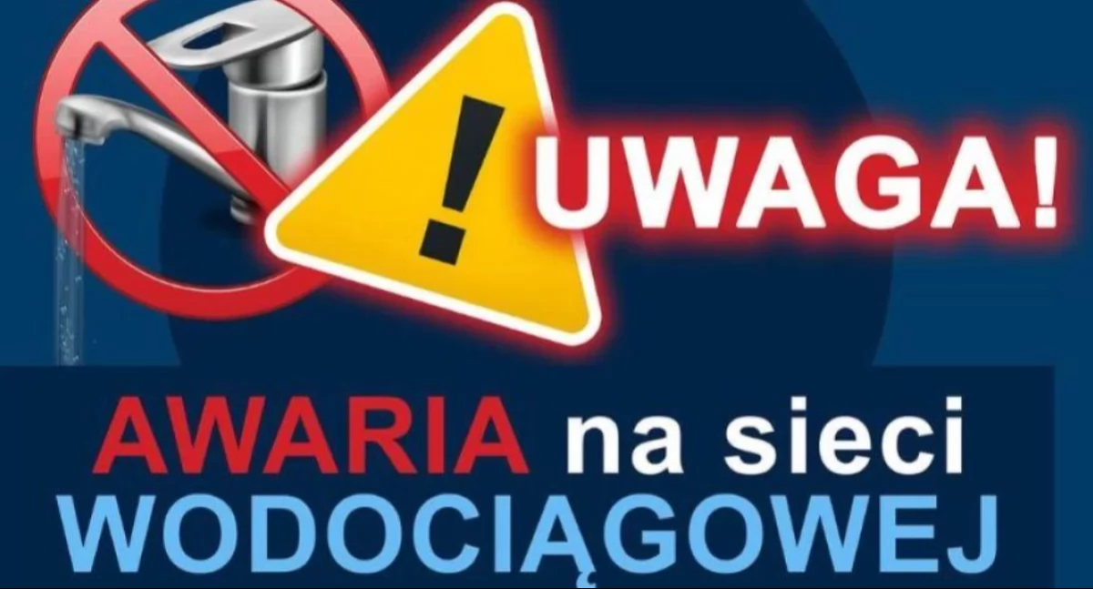 Interwencje , Awaria sieci wodociągowej Floriańskiej! - zdjęcie, fotografia