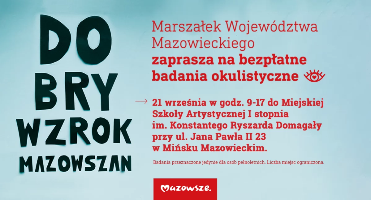 Zdrowie, Darmowe badania okulistyczne Mińsku Mazowieckim - zdjęcie, fotografia