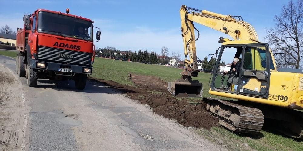 Droga będzie biec przez pole, prosto do DW 803