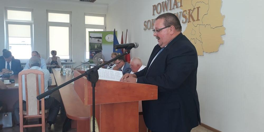 Starosta sokołowski Leszek Iwaniuk 