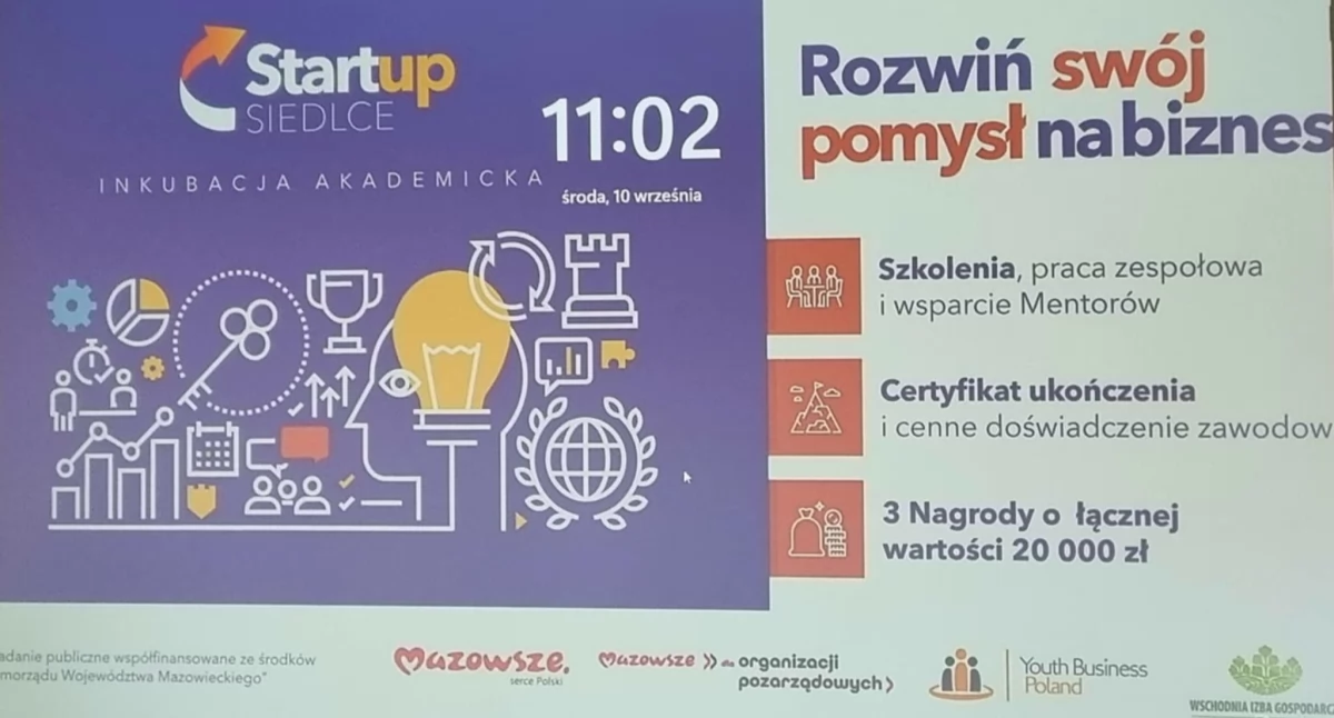 Edukacja, pomysł biznes Rusza Startup Siedlce! - zdjęcie, fotografia