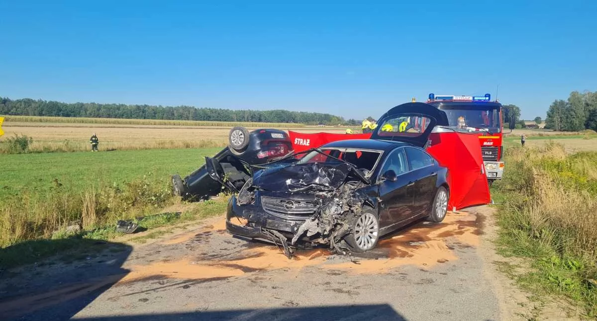Tragiczny wypadek w Kaleń Drugi. Nie żyje 50-letnia kobieta - fot. Policja Garwolin
