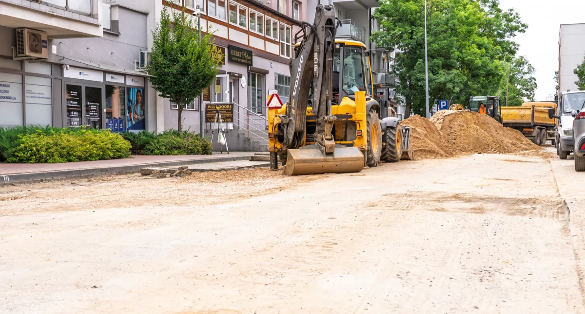 Remont ul. Błonie. Fot. FB Siedlce Miasto Przyjazne