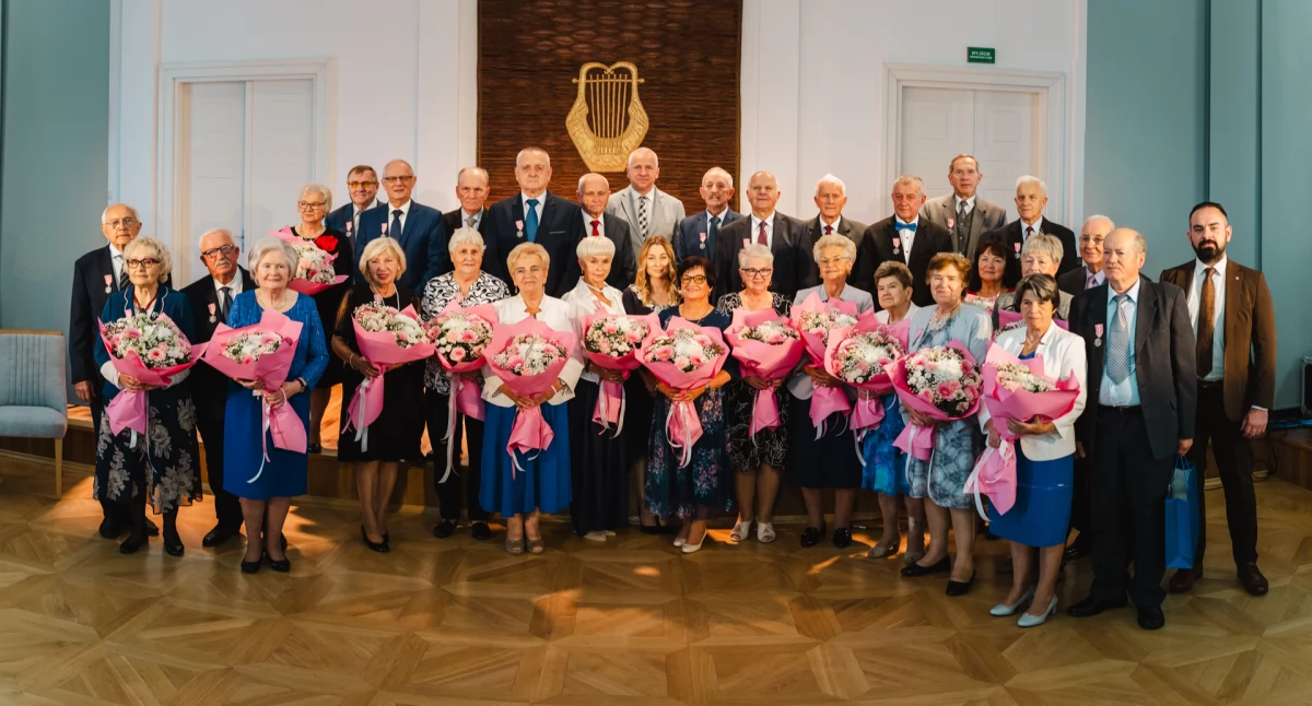 Złote Gody w Siedlcach. 16 par uhonorowanych medalami Prezydenta RP - fot. Paweł Balcerzak