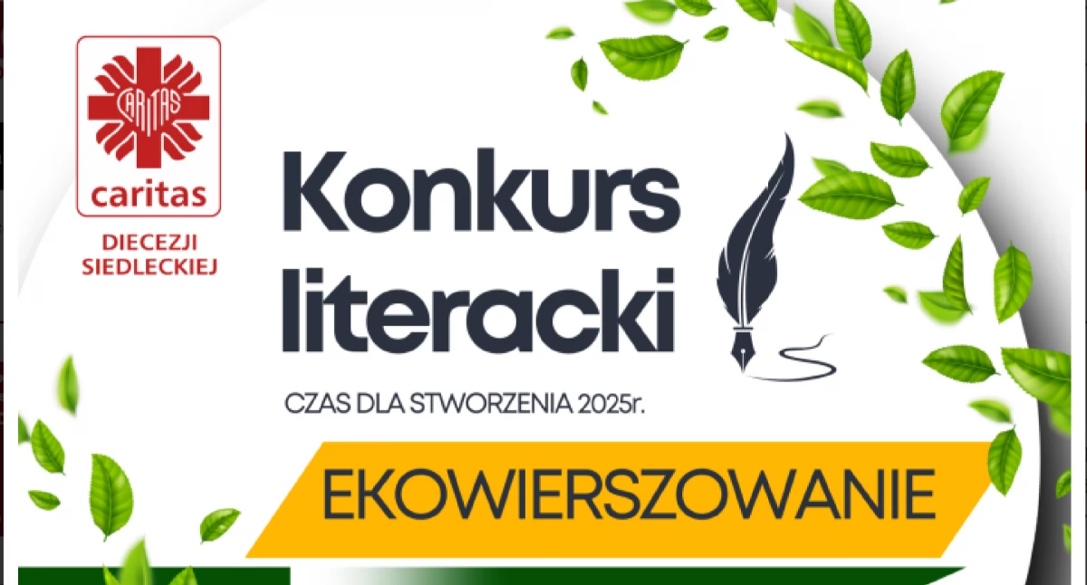 plakat Caritas Diecezji Siedleckiej