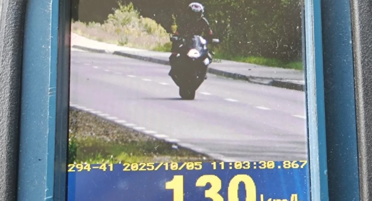 Kronika kryminalna, liczniku terenie zabudowanym motocyklistka straciła uprawnienia - zdjęcie, fotografia