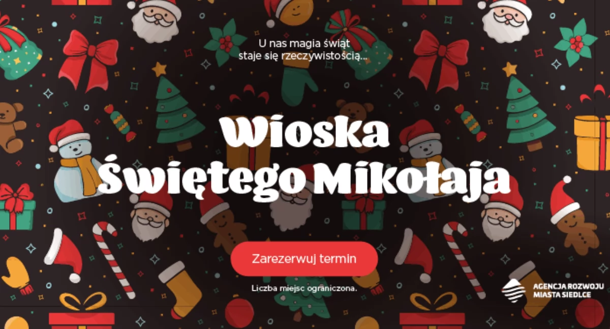 Promocja, Agencja Rozwoju Miasta Siedlce zaprasza Wioski Świętego Mikołaja - zdjęcie, fotografia