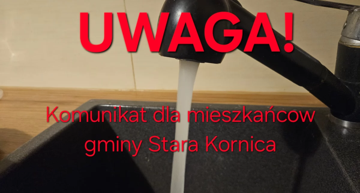 Władze gminy Stara Kornica wydały komunikat w sparwie skażenia wody, fot.mc