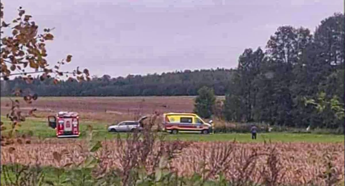 Tragedia w Dębem (gm. Kosów Lacki), fot. OSP Kosów Lacki