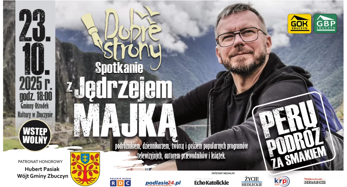 Książki, Zbuczyn Podróż smakiem Spotkanie Jędrzejem Majką - zdjęcie, fotografia