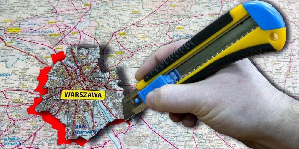 Wydzielanie Warszawy z Mazowsza. Collage Janusz Mazurek - fot. 