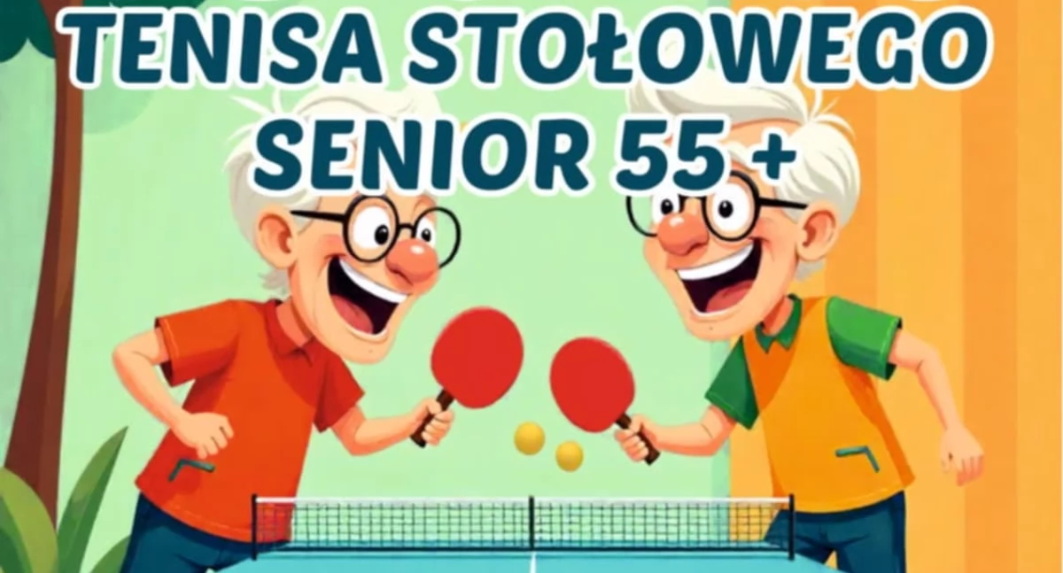 Tenis stołowy, Turniej tenisa stołowego Siedlcach seniorzy stołów - zdjęcie, fotografia