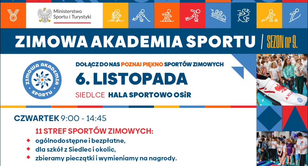 Inne sporty, Zimowa Akademia Sportu Siedlcach - zdjęcie, fotografia