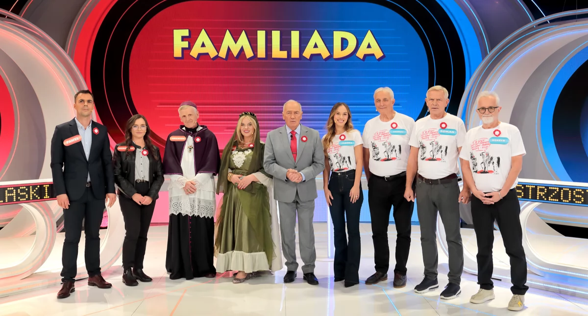 Bożena Uziębło zagrała w teleturnieju Familiada o środki dla fundacji. Fot. Familiada