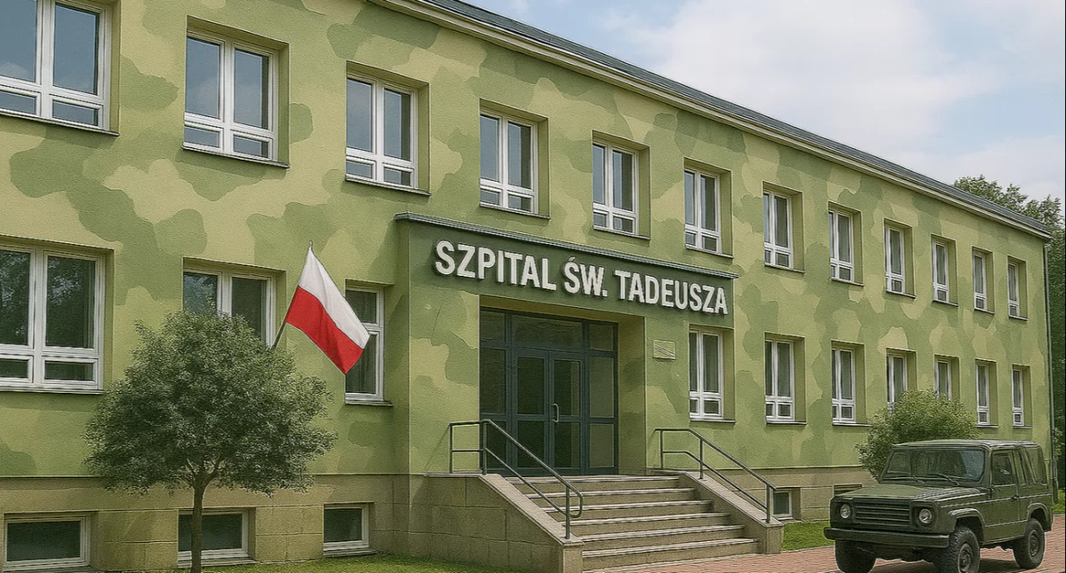 Dyrektor dementuje plotki:  szpital pozostaje otwarty dla mieszkańców regionu.  fot. SPZOZ w Łukowie/ChatGPT