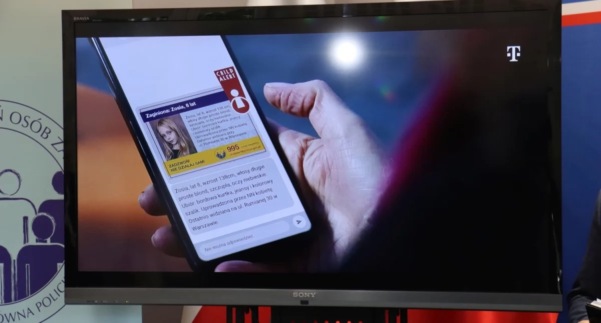 12 lat systemu Child Alert w Polsce. Policja i T-Mobile wspólnie przypominają, jak ważna jest szybka reakcja - fot. Komenda Główna Policji