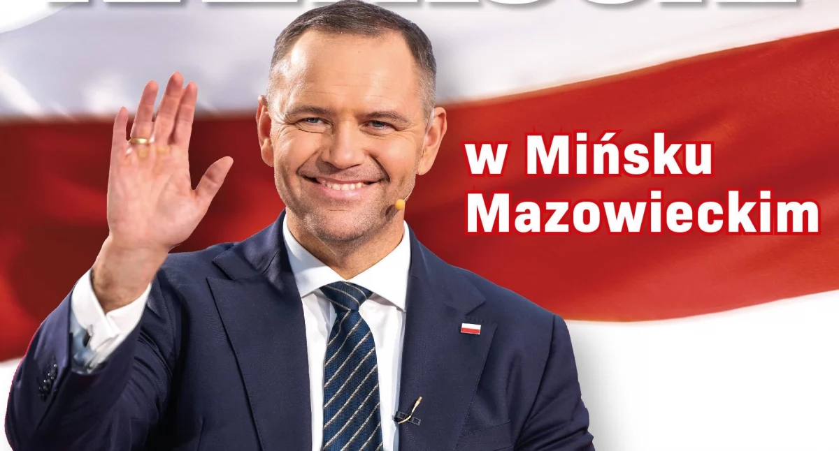 Polityka, Prezydent Karol Nawrocki Mińsku Mazowieckim - zdjęcie, fotografia