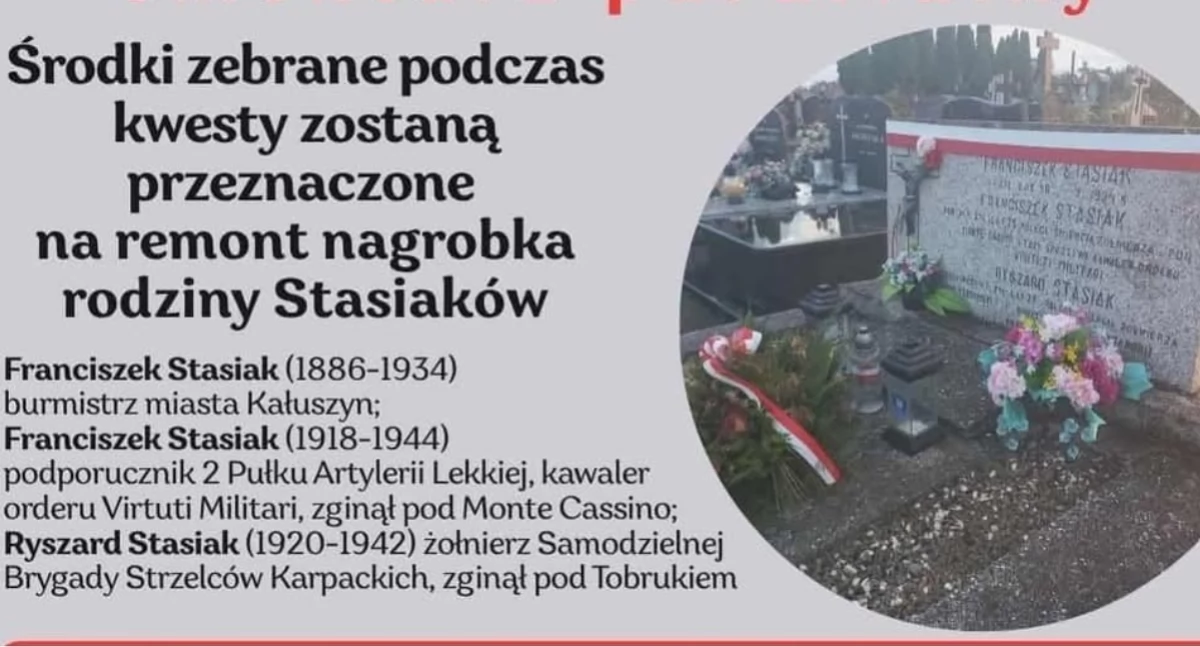 nagrobek rodziny Stasiaków