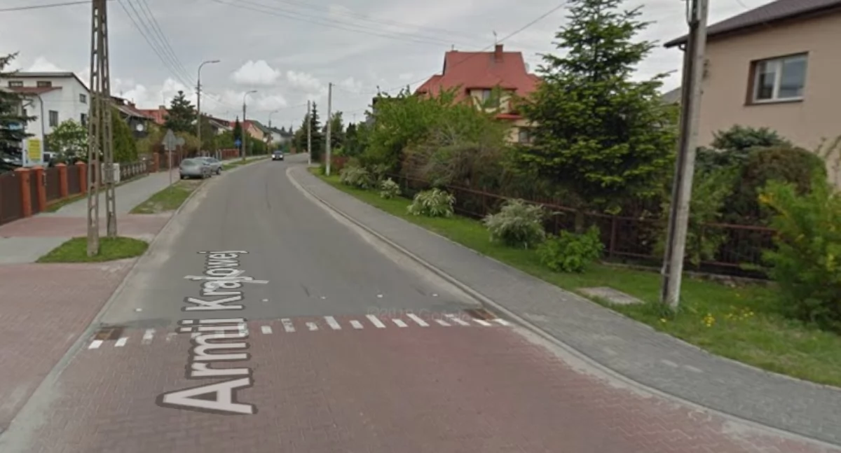 Ul. Armii Krajowej w Łukowie. Fot. google maps