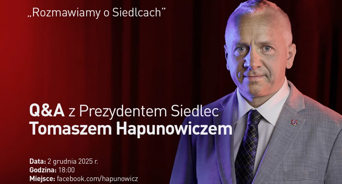 Samorząd, Prezydent Tomasz Hapunowicz będzie odpowiadał pytania - zdjęcie, fotografia