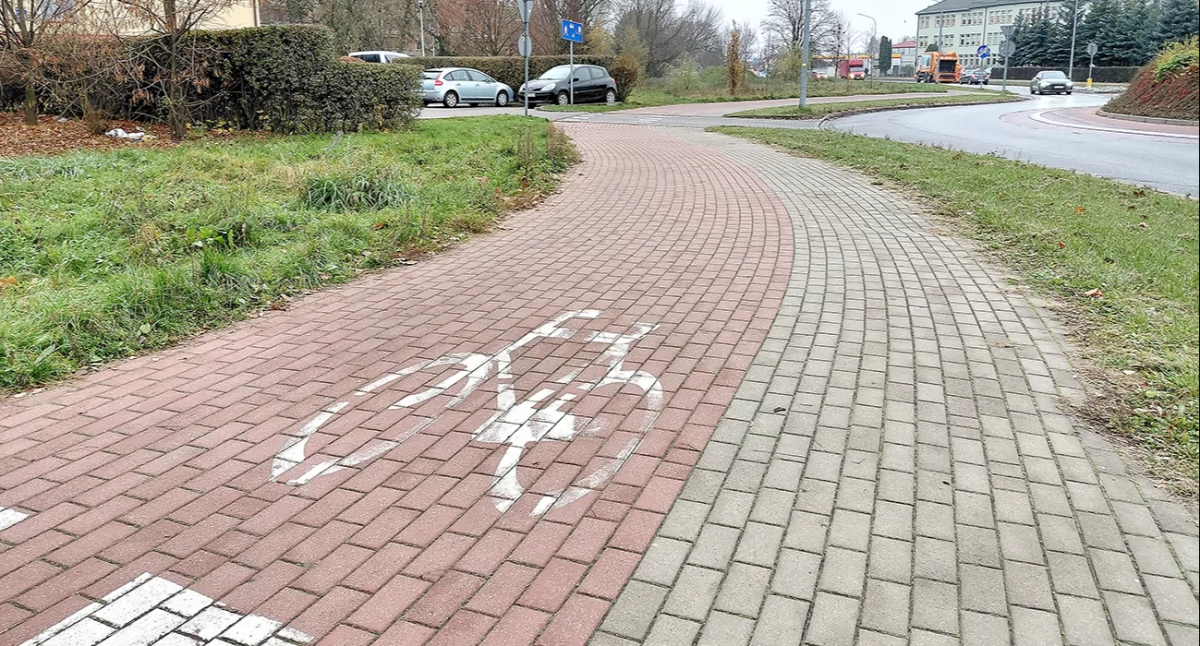Do marca 2027 r. w mieście ma powstać prawie  5,5 km nowych dróg dla rowerów. Fot. KO
