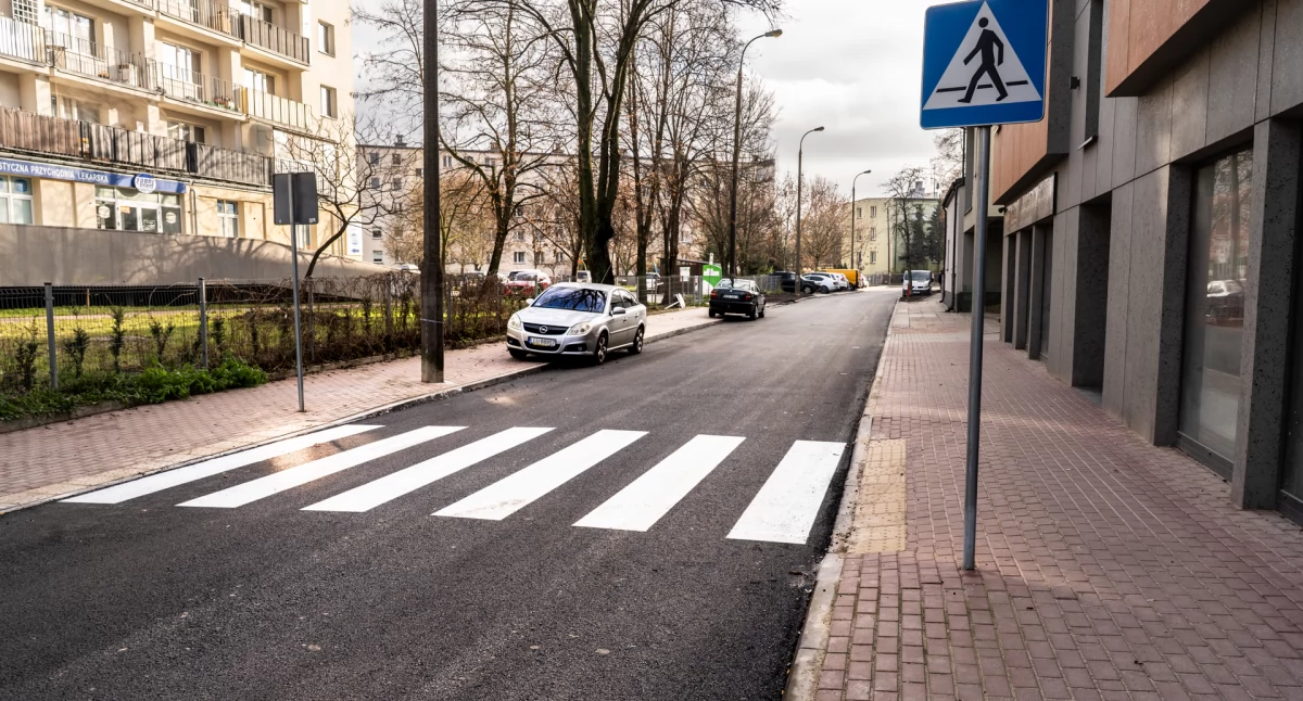 Ul. Błonie już przejezdna. Mieszkańcy długo oczekiwali na zakończenie jej remontu. Fot. UM Siedlce 