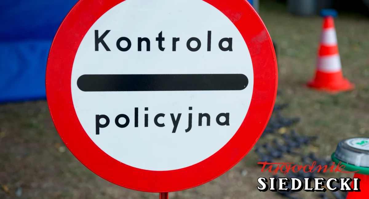 Siedlce: 18-latek zatrzymany podczas kontroli. Policja odkryła coś więcej niż złamany zakaz jazdy - fot. Aga Król