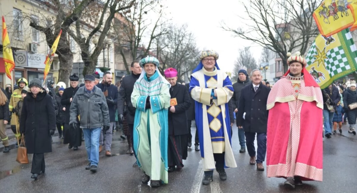 Orszak Trzech Króli w 2025 roku zgromadził tłumy siedlczan. Fot. Aga Król