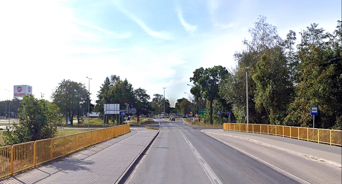 Wyjazd z Siedlec w stronę Łukowa. Fot. googlempas