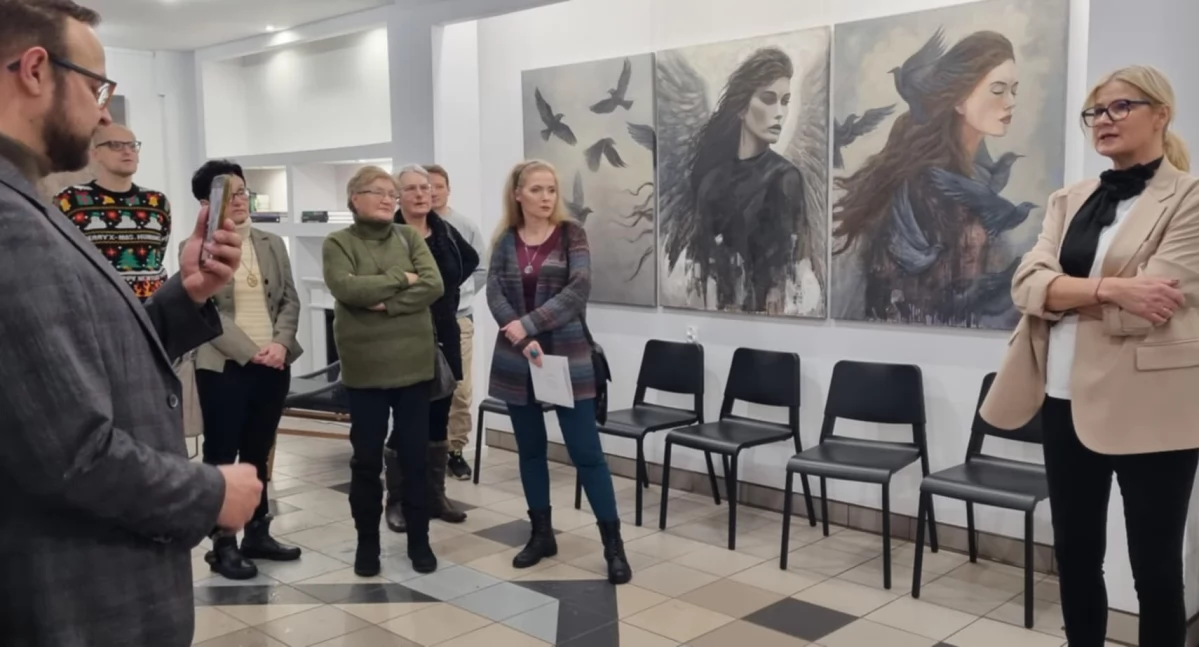 Finisaż wystawy malarstwa Anny Zawalich