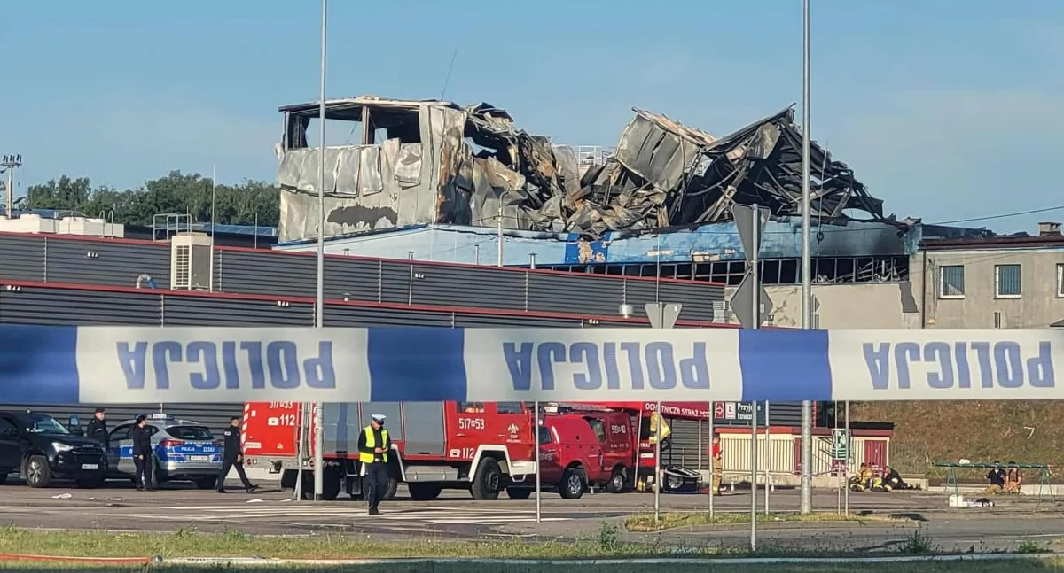 Pożar hali w Mińsku Mazowieckim. Prokuratura umorzyła sprawę – to nie było podpalenie - fot. ak