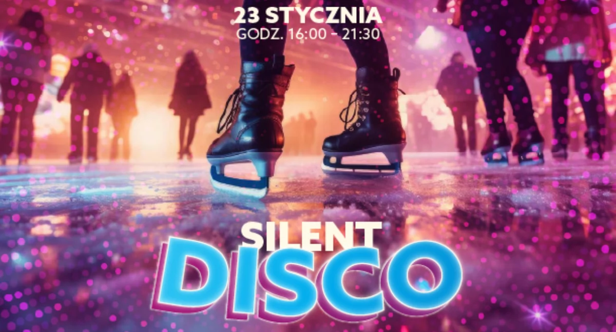 Imprezy , Silent Disco siedleckim lodowisku - zdjęcie, fotografia