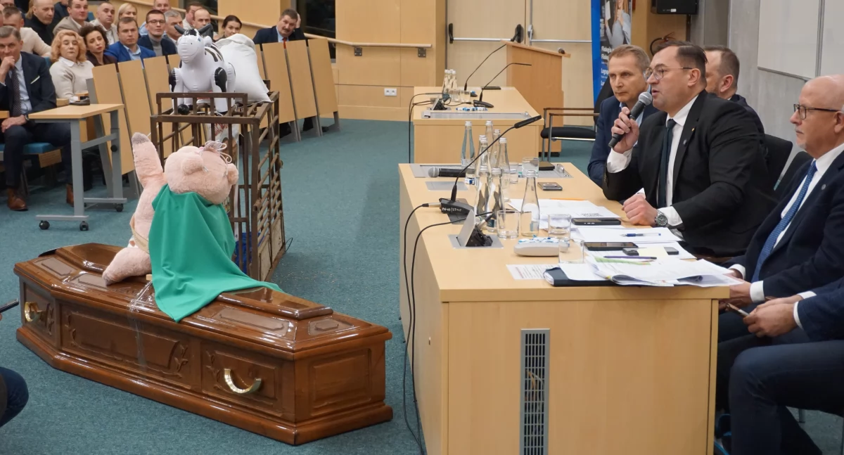Spotkanie ministra rolnictwa Stefana Krajewskiego na Uniwersytecie w Siedlcach.  fot. sej
