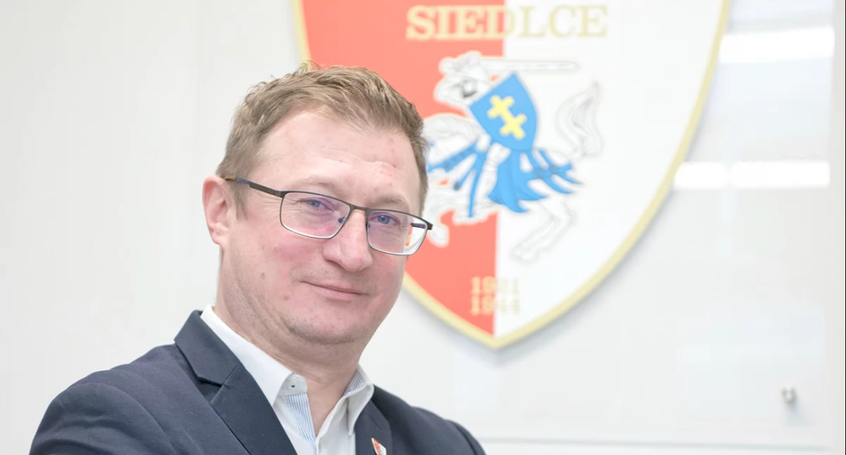 Nowy prezes Pogoni Siedlce - Łukasz Firus fot. Aga Król