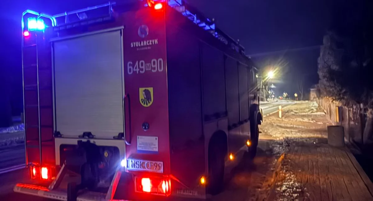 Pożar sadzy w Sokołowie Podlaskim. Strażacy interweniowali na ul. Wesołej, fot. Samochody Ratownicze