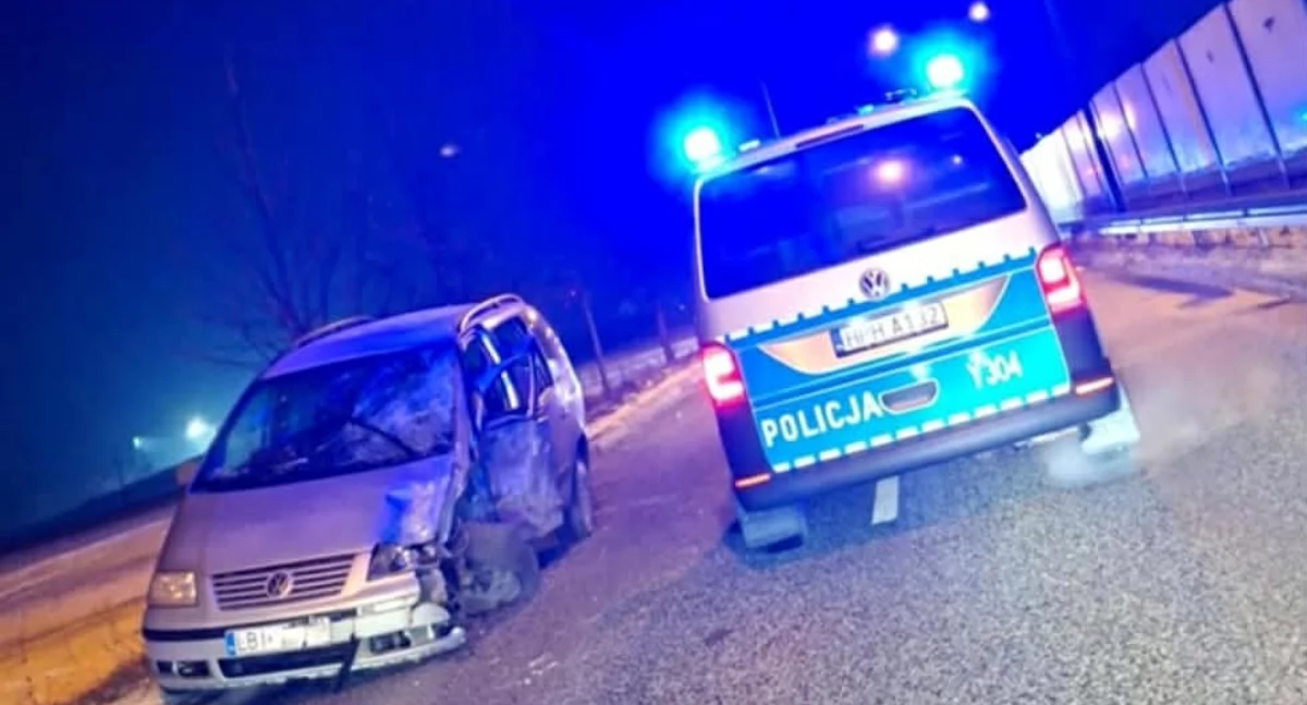 Zderzenie na Obwodnicy Północnej. Droga nieprzejezdna