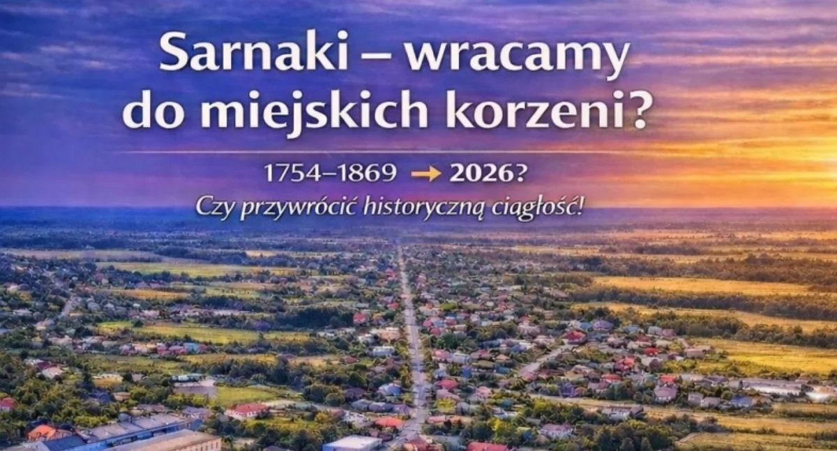 Samorząd, Sarnaki znów będą miastem Wójt czeka głos mieszkańców - zdjęcie, fotografia
