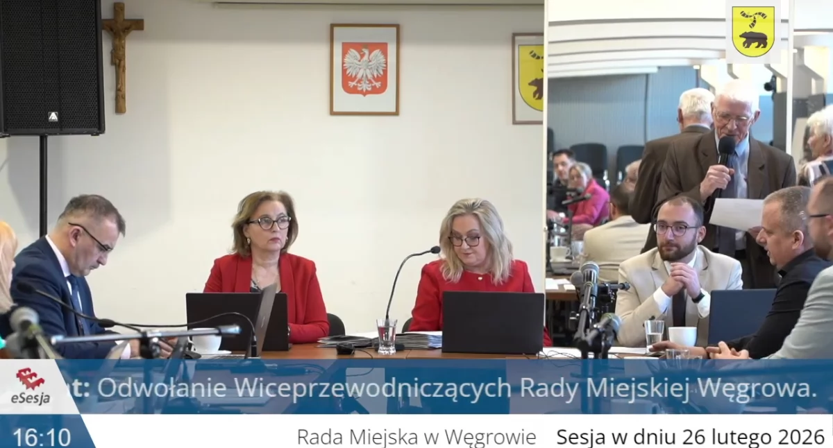 Samorząd, Przewrót węgrowskiej Radzie Miejskiej - zdjęcie, fotografia