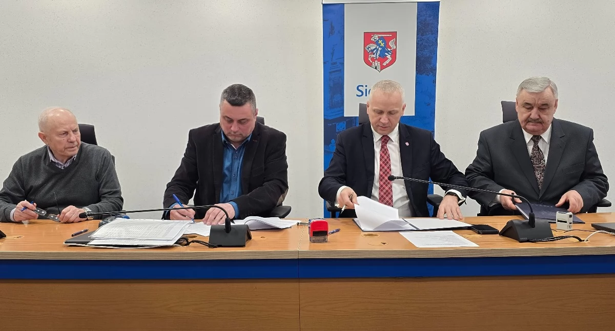Dziś miasto podpisało umowę z wykonawcą - firmą z Węgrowa. Fot. MP
