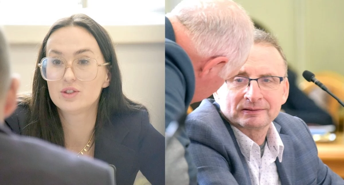 Urszula Pacyga i Krzysztof Laskowski. Fot. Starostwo Powiatowe w Mińsku Mazowieckim
