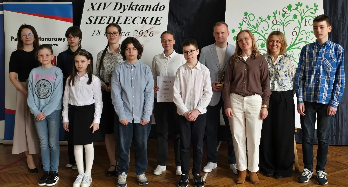 Laureaci XIV Dyktanda Siedleckiego. Fot. MP