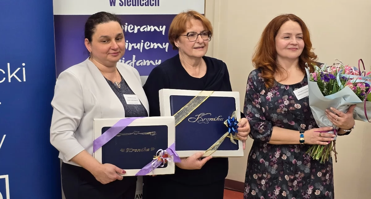Organizatorki targów: Aneta Jędrychowicz, Małgorzata Witkowska-Michalak, Elżbieta Sobiczewska. Fot. MP
