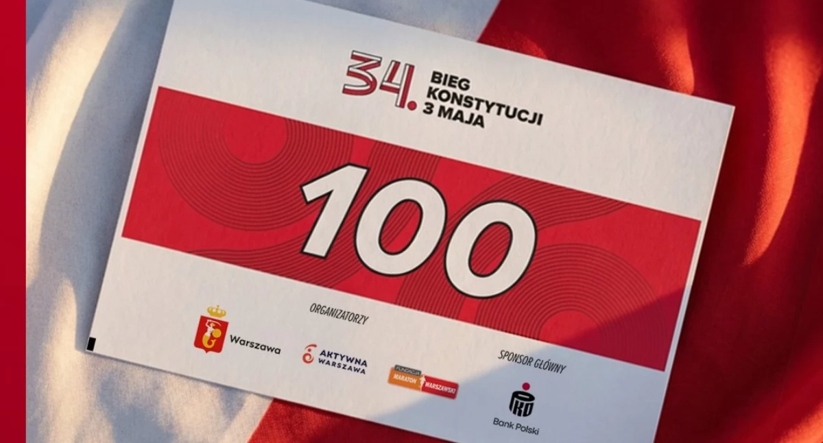 Pomoc, Licytacje Chacińskiej numer startowy „100” Fundacji Maraton Warszawski! - zdjęcie, fotografia